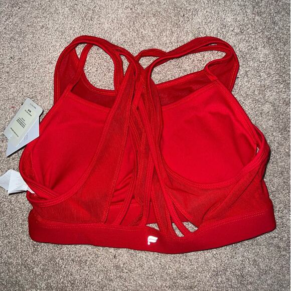 New Fabletics Faye High Impact Sports Bra Heated Red size M - Picture 8 of 8